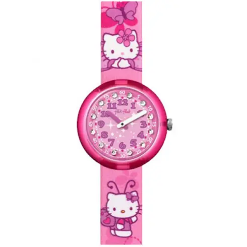 ZFLNP005 SWATCH FLIK FLAK Hello Kitty Buterfly dečiji ručni sat