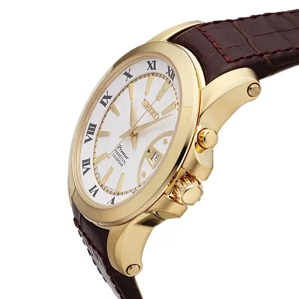 SNQ144P1 SEIKO Premier Perpetual Calendar mu ki ru ni sat Beri