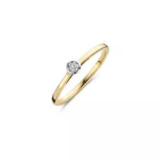 1653BDI/54 BLUSH ZLATNI NAKIT 14ct dijamant ženski prsten