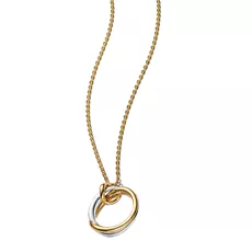 363882C00-45 PANDORA Organically Shaped Two-Tone ženska ogrlica