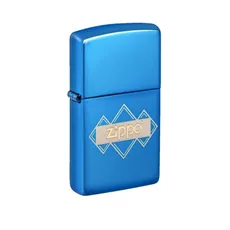 48706 ZIPPO ZIPPO Logo HIgh Polish Blue upaljač