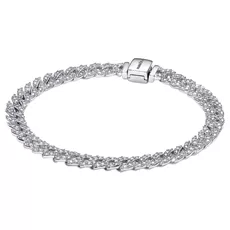 593008C01-16 PANDORA Timeless Pavé Cuban ženska narukvica