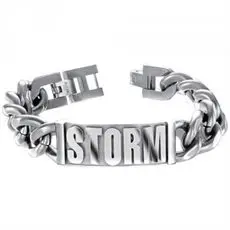 9980223/S STORM NAKIT-3D Tag Bracelet Steel