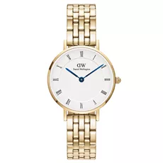 DW00100682 DANIEL WELLINGTON Petite Roman Numerals 5-Link Gold, ženski ručni sat