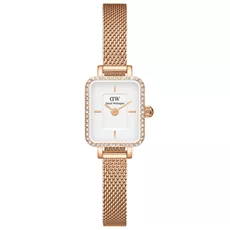 DW00100731 DANIEL WELLINGTON Quadro Mini Lumine Bezel Rose Gold, ženski ručni sat