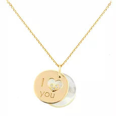 EBZ048921 EKAN NAKIT Diamond Pearls ogrlica 14k
