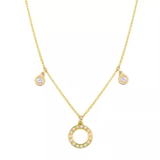EBZ081505 EKAN NAKIT Diamonds ogrlica 14k