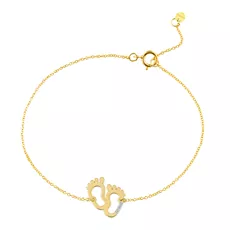 EBZ084440 EKAN NAKIT Diamond Baby narukvica 14k