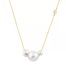 EBZ106044 EKAN NAKIT Diamond Pearls ogrlica 14k