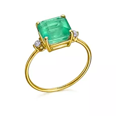 GA095OA.11 LECARRE ZLATNI NAKIT 18k Green Love ženski prsten
