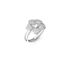 JUBR04467JWRH56 GUESS Shining Winter ženski prsten
