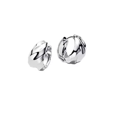 293874C00 PANDORA Rippled Small Hoop ženske minđuše