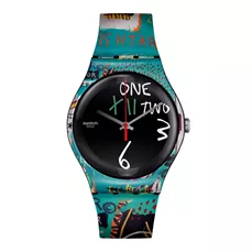 SUOZ356 SWATCH Ishtar By Jean Michel Basquiat ručni sat