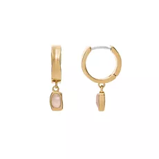 SKJ1864710 SKAGEN Anja Rose Quartz Gold-Tone ženske minđuše