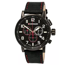 01.0343.104 WENGER Attitude Chrono Black Swiss Made ručni sat