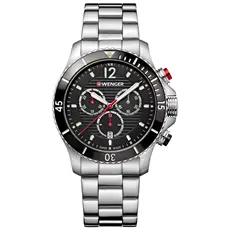01.0643.109 WENGER  Sea Force -Black dial Steel Bracelet Chronograph Dive Men's Swiss made ručni sat