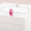 798872C00 PANDORA Wavy Fancy Pink privezak