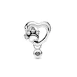 798873C01 PANDORA Sparkling Paw Print & Heart privezak