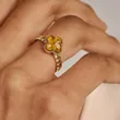 1268YZI/56 BLUSH NAKIT ženski prsten 14ct