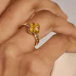 1269YTQ/56 BLUSH NAKIT ženski prsten 14ct