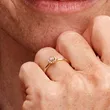 163554C01-52 PANDORA Round Pave Halo prsten