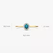 1681YDL/54 BLUSH NAKIT ženski prsten 14ct