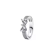 193552C01-52 PANDORA Sparkling Bow Double-row ženski prsten