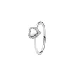 193801C01-54 PANDORA Engravable Heart Halo ženski prsten