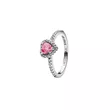 198421C03-54 PANDORA Elevated Pink Heart ženski prsten