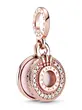 PANDORA 789055C01 Viseći privezak Svetlucava Pandora O kruna