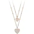 251759 2JEWELS Shine Heart ogrlica