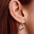 293528C00 PANDORA Disney Mickey Mouse Silhouette ženske minđuše