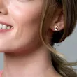7145WYR BLUSH ZLATNI NAKIT 14ct ženske minđuše