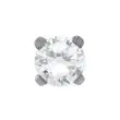 7522-0100 CUBIC ZIRCONIA STAINLESS 4MM