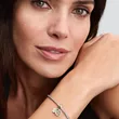 793765C01 PANDORA Sparkling Heart Double Dangle privezak