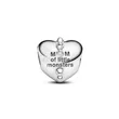 793768C01 PANDORA Mom's Little Monsters Heart privezak