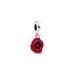 793917C01 PANDORA Red Flower Dangle privezak