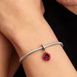 793917C01 PANDORA Red Flower Dangle privezak