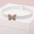 797864CZM PANDORA Pavé Butterfly Clip privezak