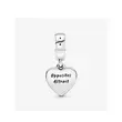 798634C01 PANDORA Disney Lady and the Tramp Heart Dangle privezak