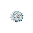 798775C01 PANDORA Blue Daisy Flower privezak