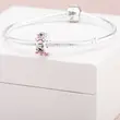 798809C01 PANDORA Pink Daisy Flower privezak