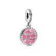 798888C01 PANDORA Pink Birthday Cake privezak