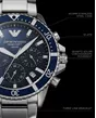 AR11681 ARMANI World Explorer muški ručni sat