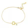 EBZ068142 EKAN NAKIT Diamond Symbols Teddy narukvica 14k