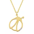 EBZ084313 EKAN NAKIT Diamond Symbols ogrlica 14k