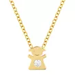 EBZ087352 EKAN NAKIT Diamond Baby ogrlica 14k