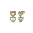 JUBE05025JWYGT/U GUESS Silver ženske minđuše