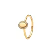 163800C01-54 PANDORA Engravable Oval Halo ženski prsten