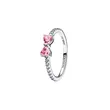 193510C01-52 PANDORA Sparkling Pink Bow prsten